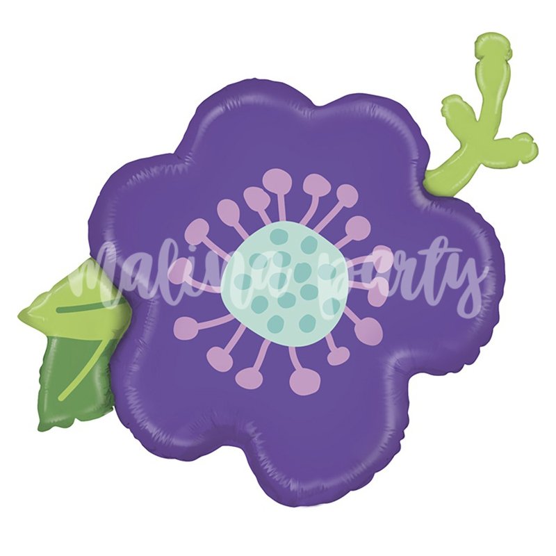 Воздушный шар Цветок фиолетовый