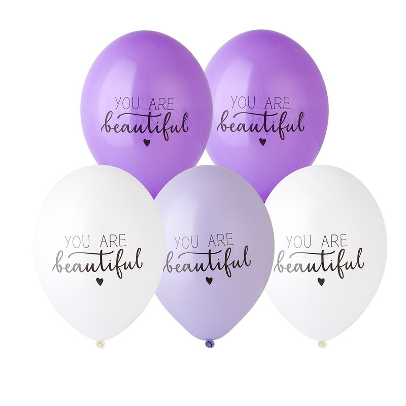 Воздушные шары you are beautiful 12 штук