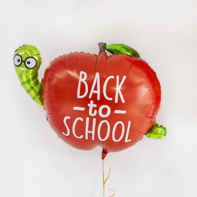 Воздушный шар яблоко Back to school