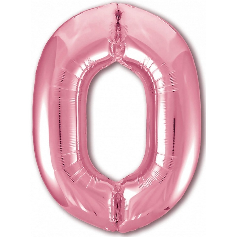 Воздушный шар цифра 3 Розовый фламинго