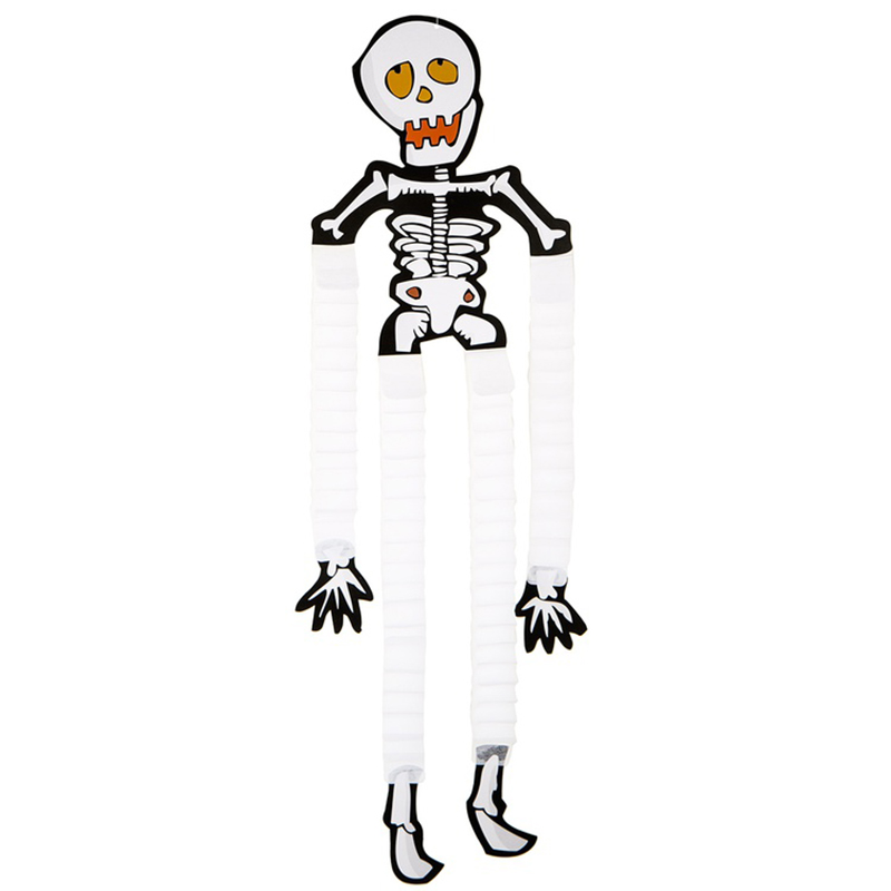 Декор бумажный подвесной Скелет 70 см