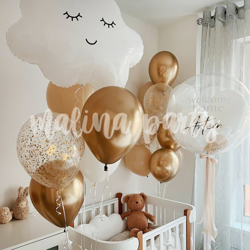Воздушный шар Аист с малышкой
