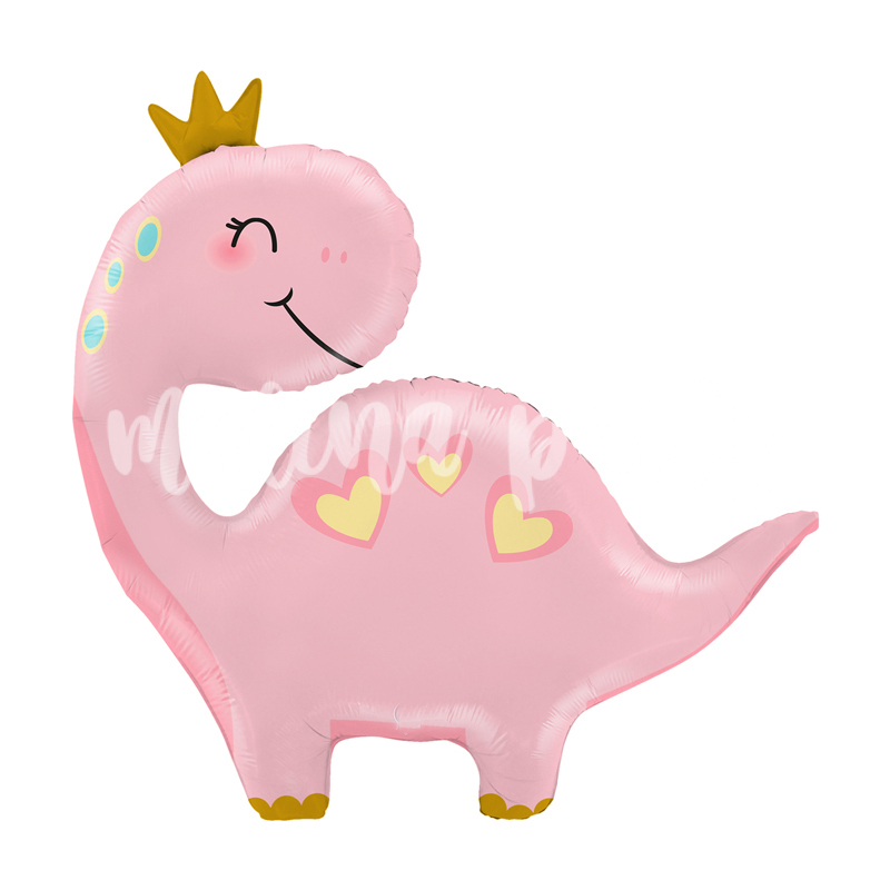 Воздушный шар Динозавр принцесса