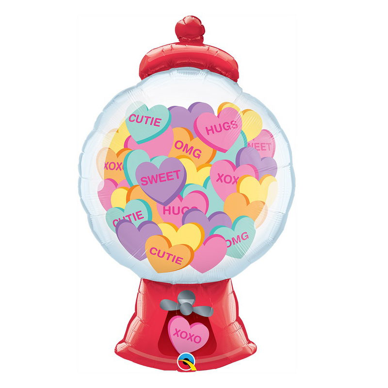 Воздушный шар круг радужный пастель Happy birthday
