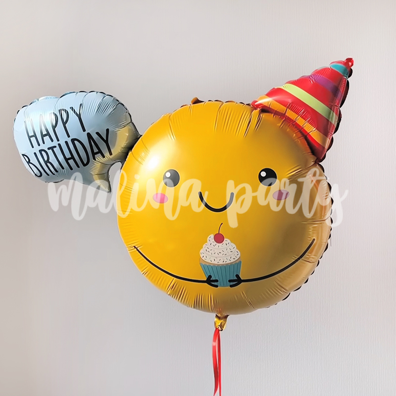 Воздушный шар круг Геймер Happy birthday