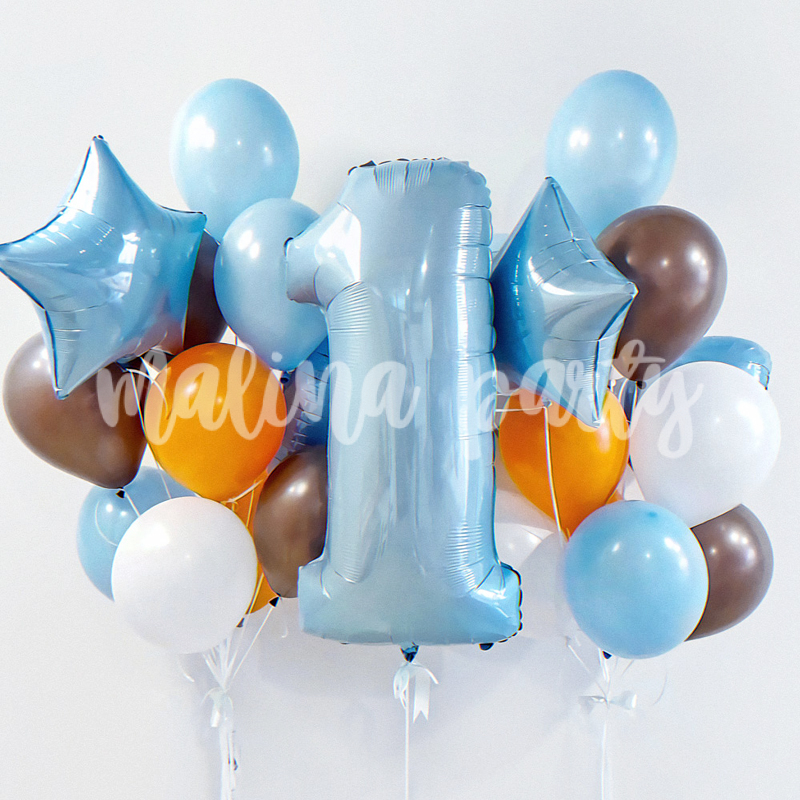 Воздушный шар с молнией Happy birthday