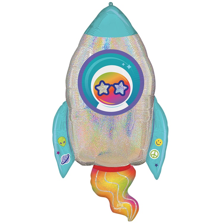 Воздушный шар Ракета голография